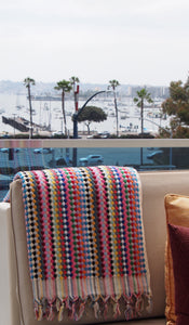 Citizens of the Beach - Large Pom Pom Turkish Beach & Bath Towels