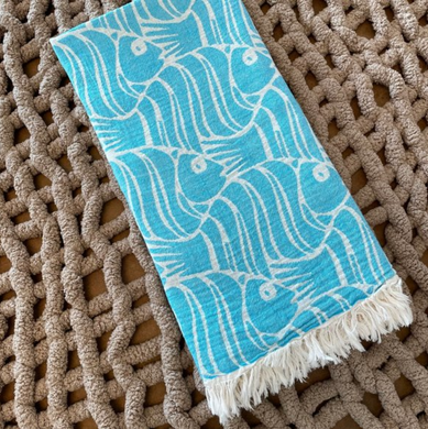 Citizens of the Beach - Fish Turkish Cotton Beach and Bath Towels
