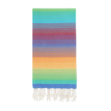Load image into Gallery viewer, Citizens of the Beach - Rainbow Turkish Beach &amp; Bath Towels